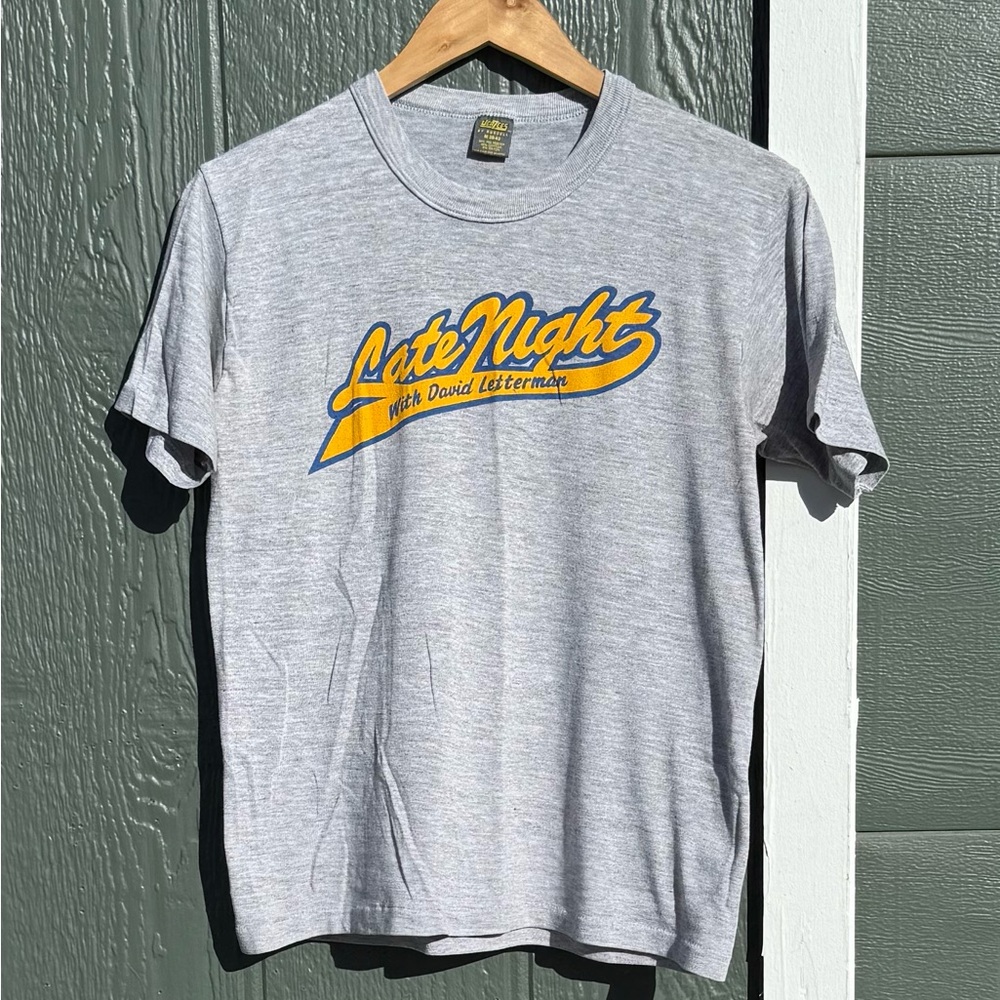Authentic Late Night with David Letterman Vintage Tshirt